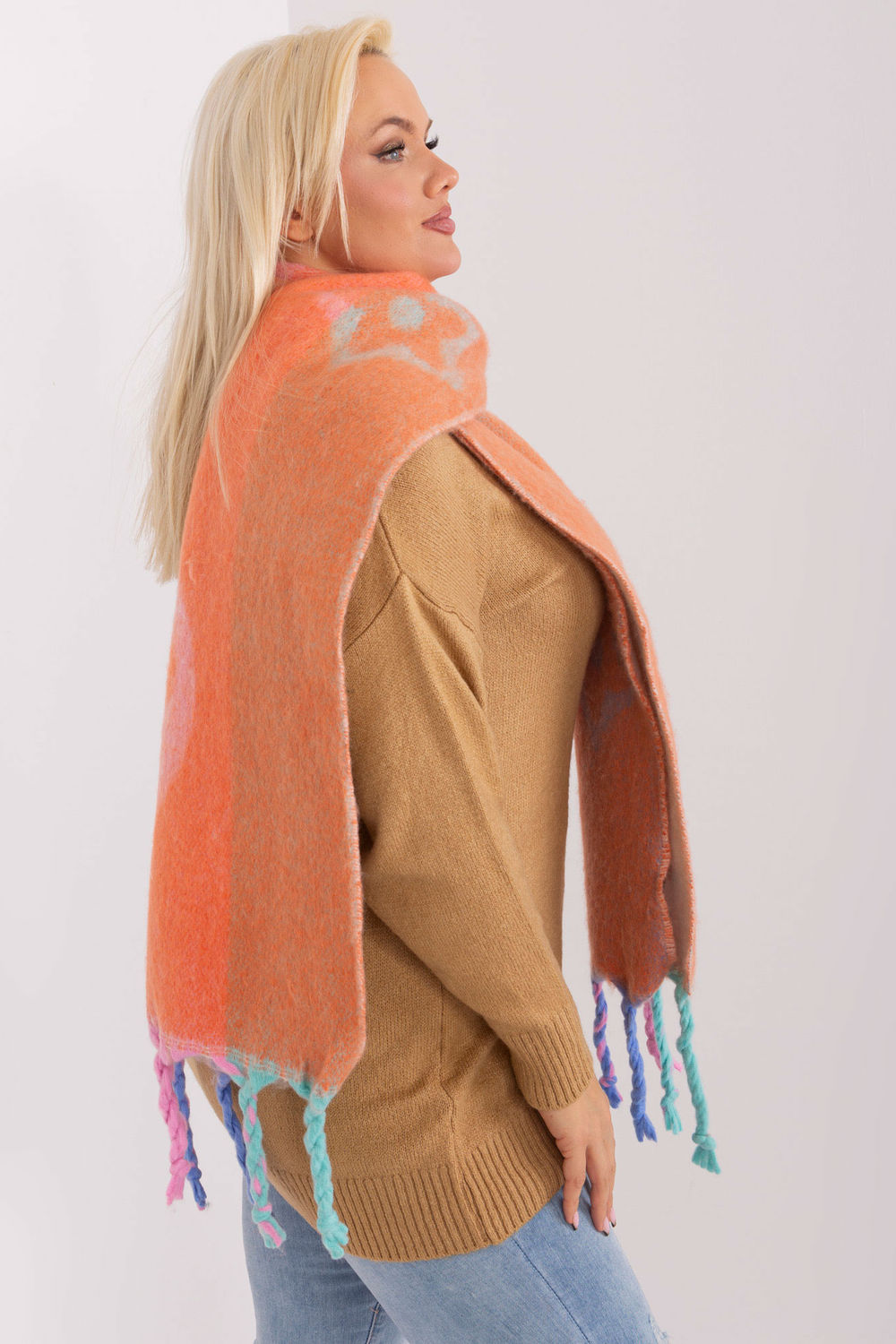 Châle femme AT — orange