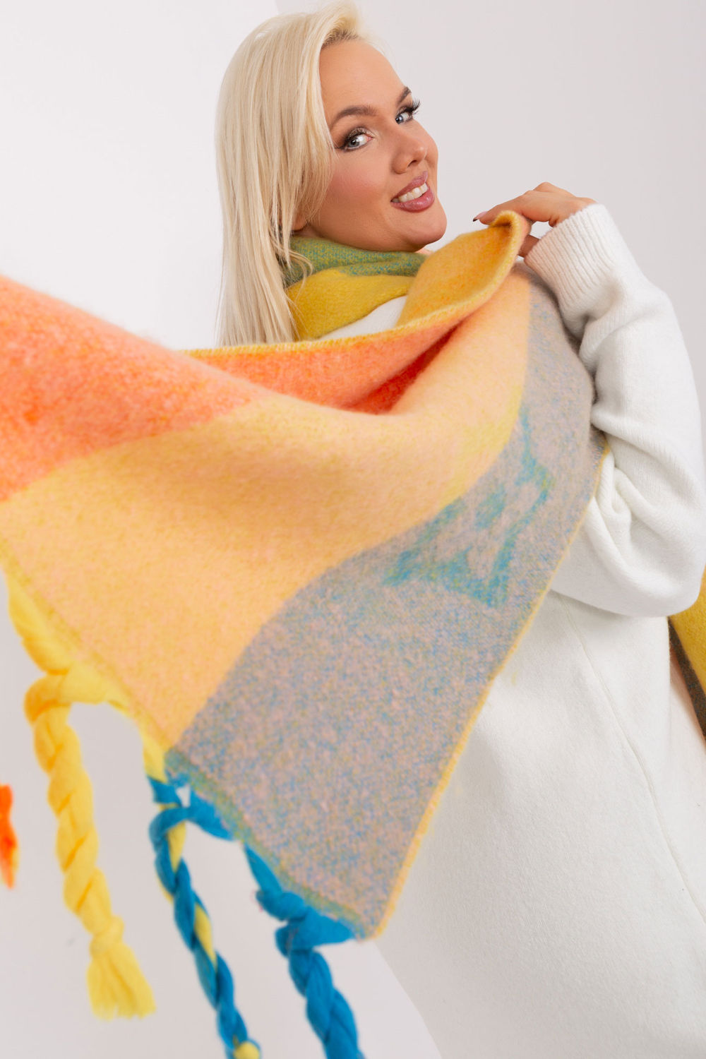 Châle femme AT — multicouleur