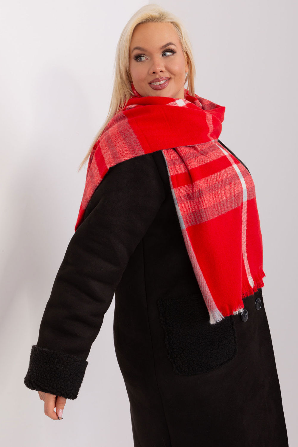 Châle femme AT — rouge
