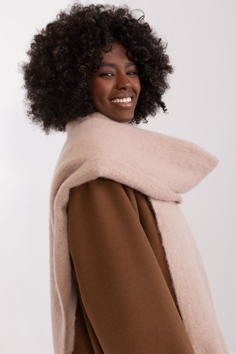 Châle femme AT — beige