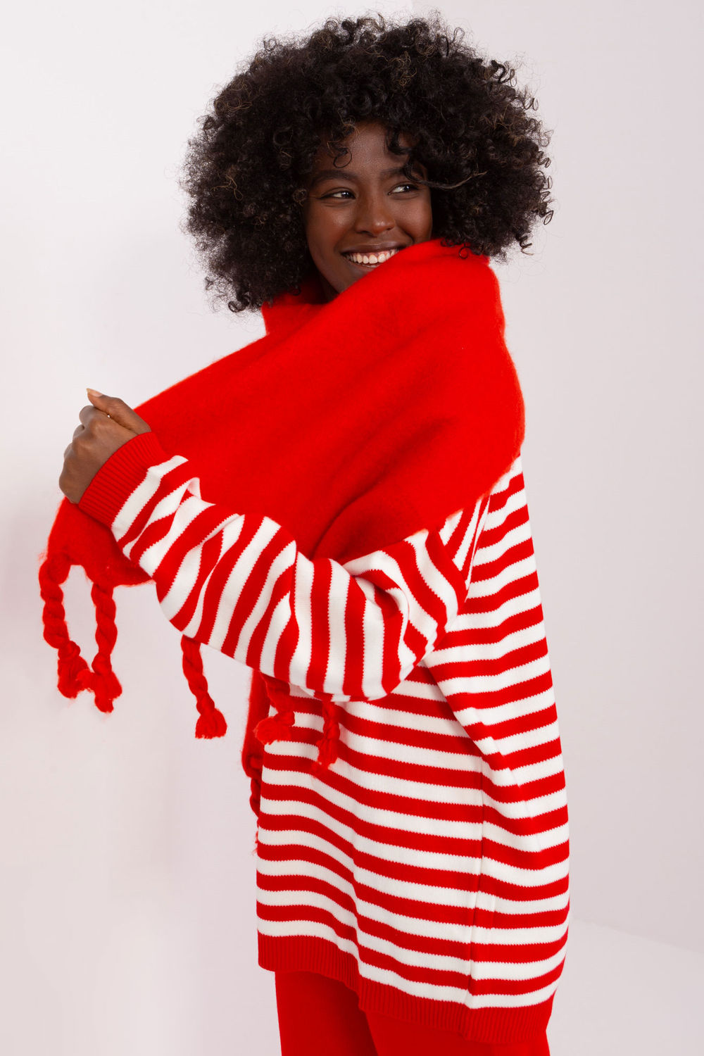 Châle femme AT — rouge