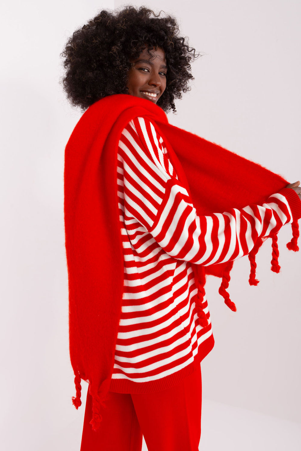 Châle femme AT — rouge