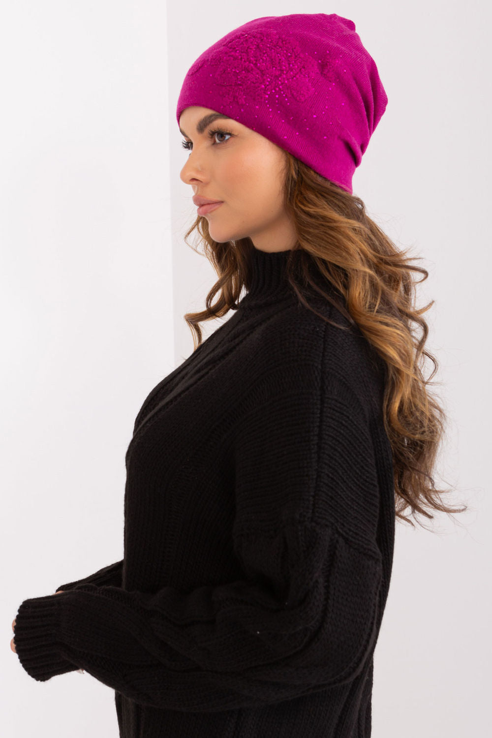 Bonnet femme AT — rosé