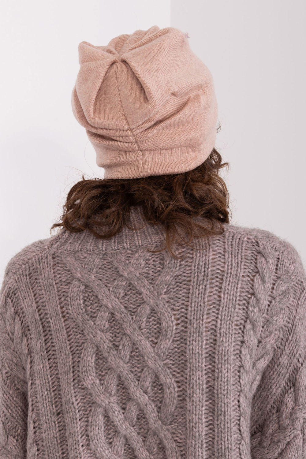 Bonnet femme AT — rosé