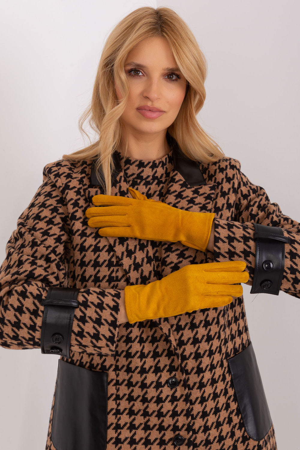 Gants femme AT — jaune