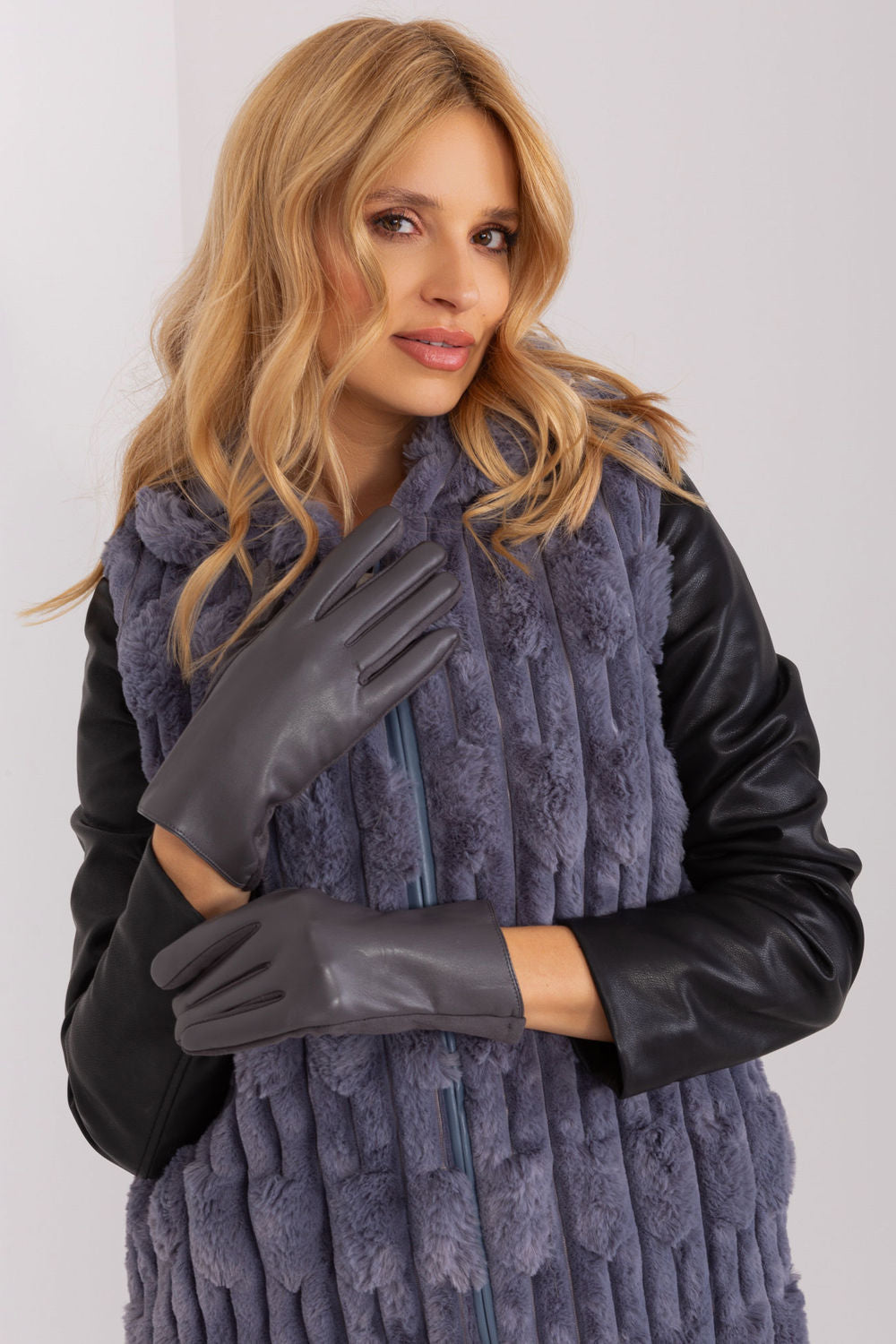Gants femme AT — gris