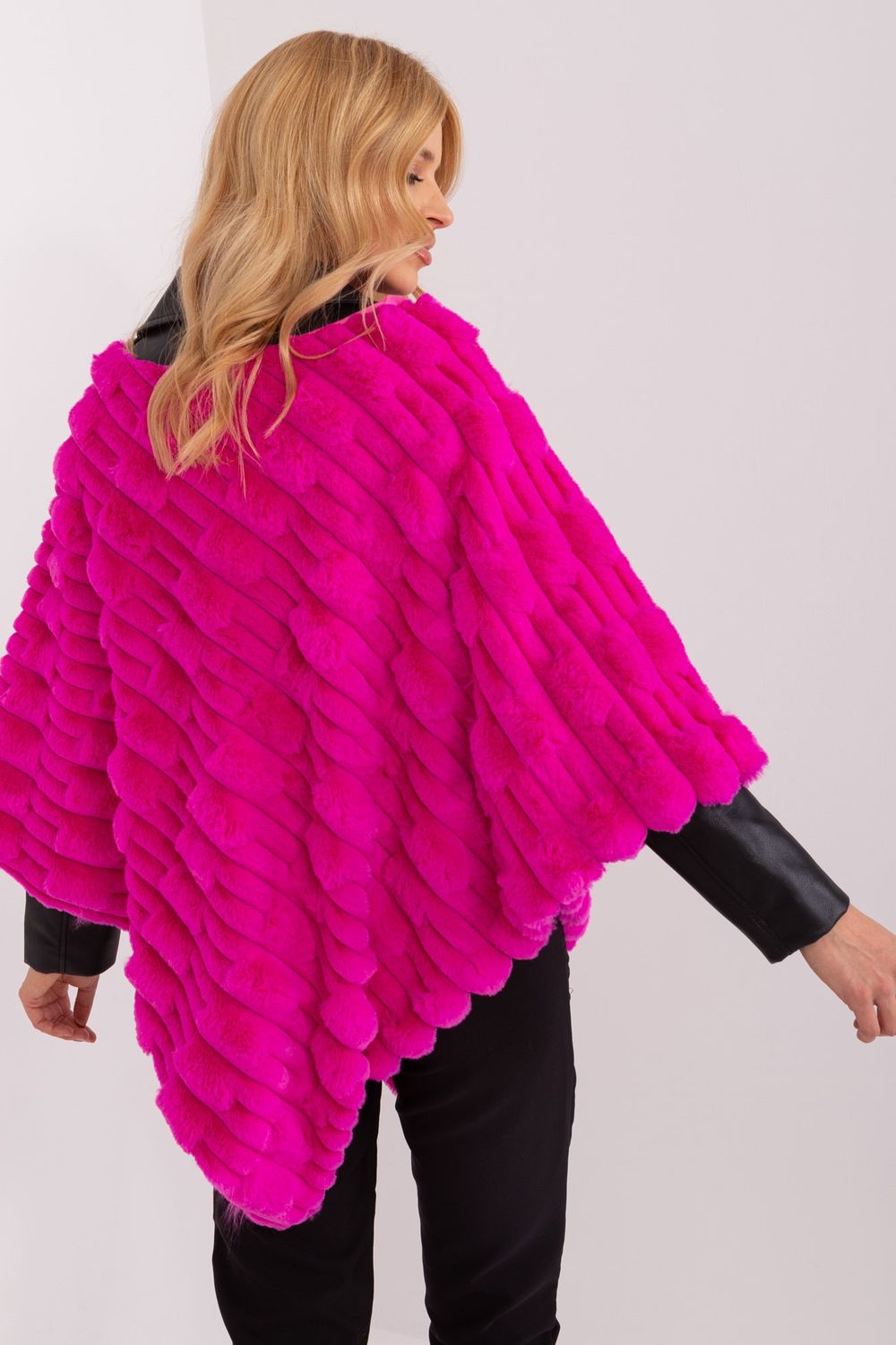 Poncho femme AT — rosé