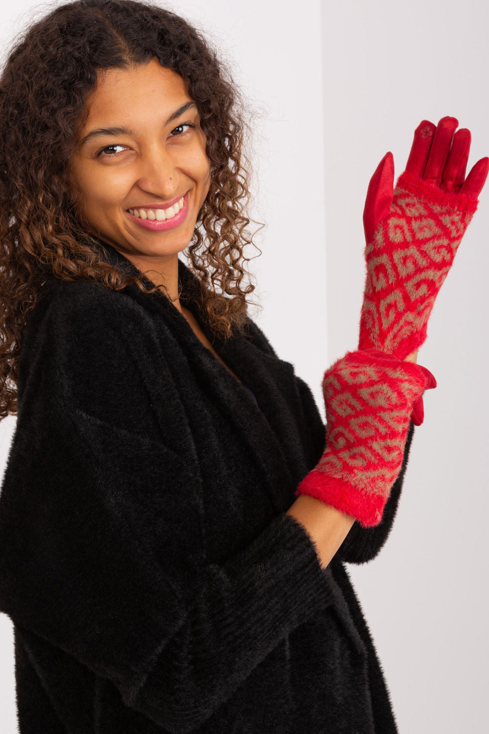 Gants femme AT — rouge