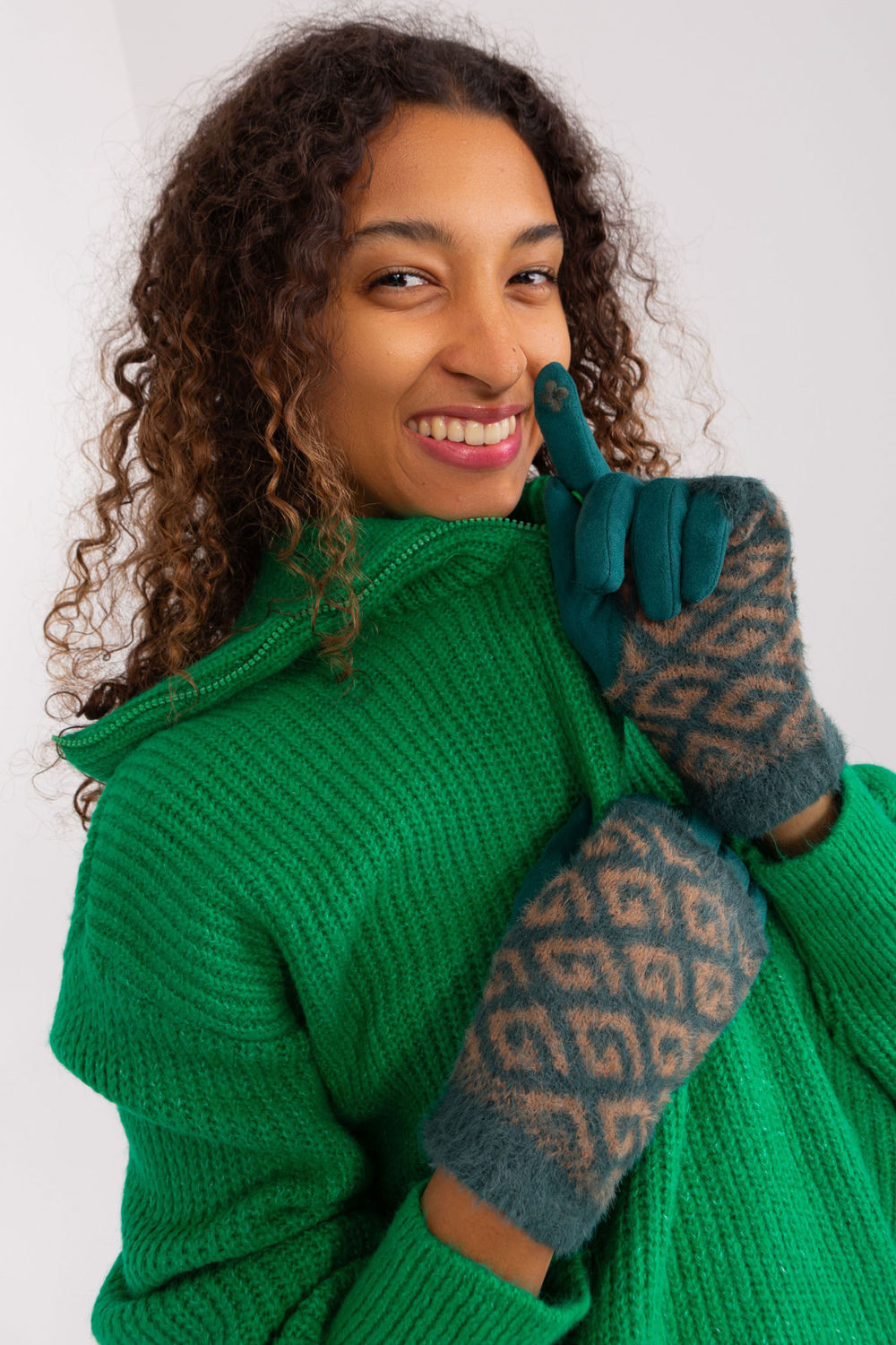 Gants femme AT — vert