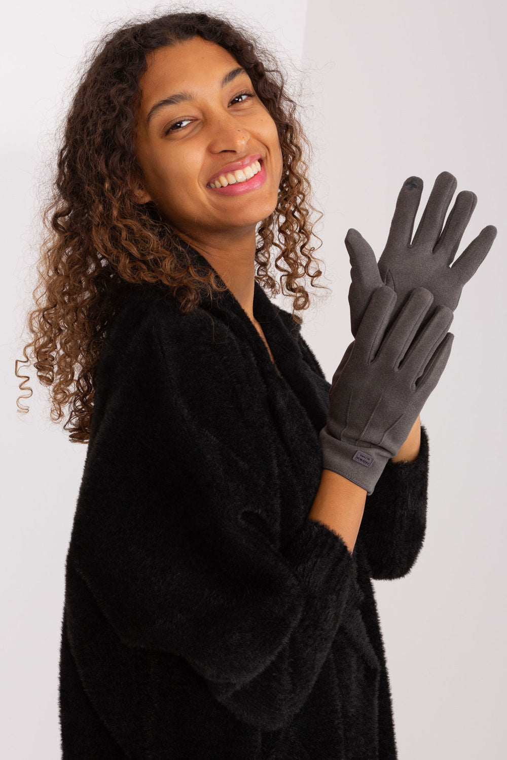 Gants femme AT — gris