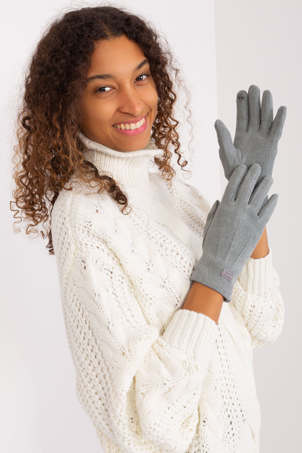 Gants femme AT — gris