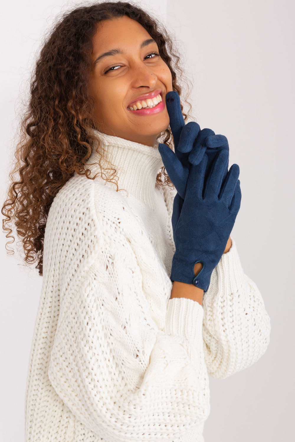 Gants femme AT — bleu
