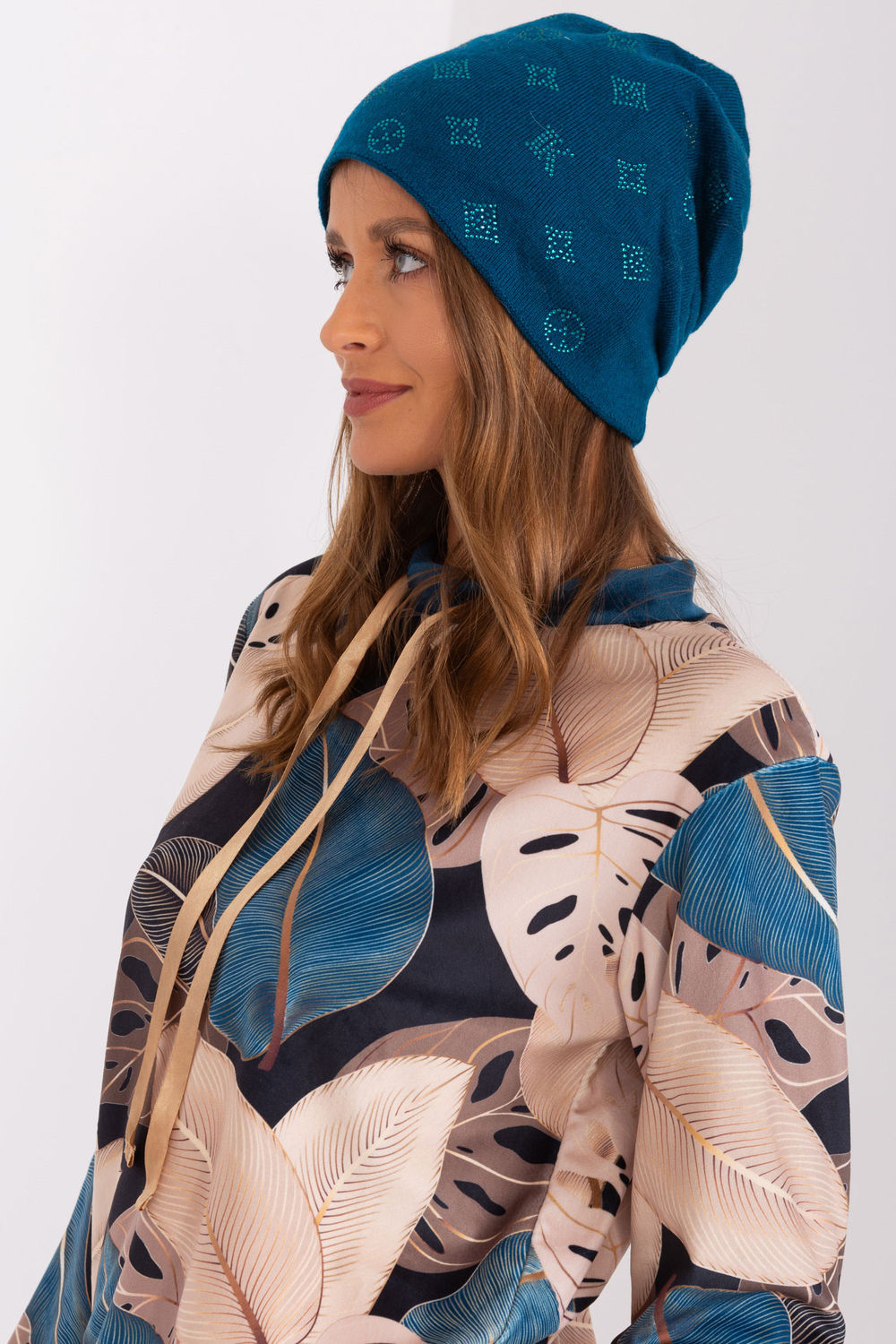 Bonnet femme AT — bleu