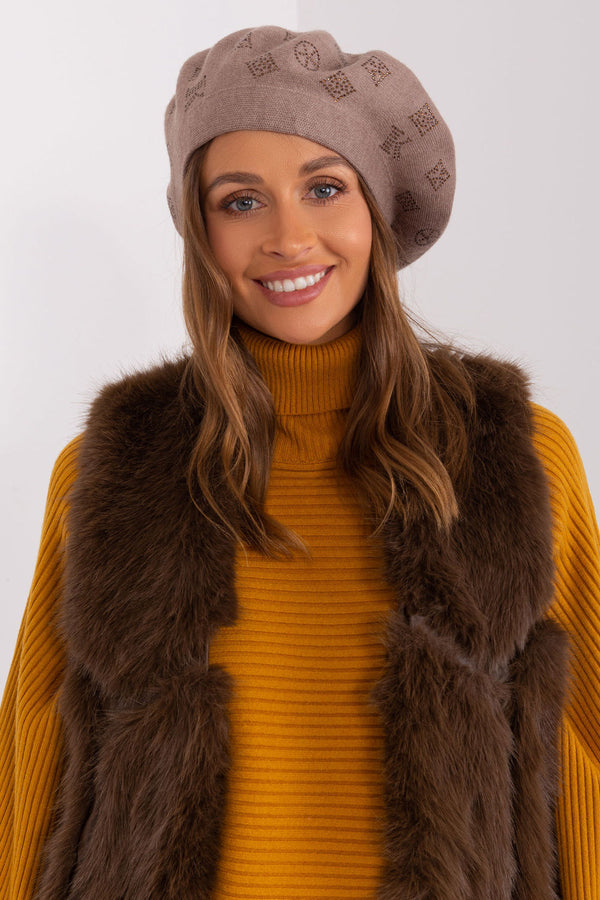 Béret femme AT — beige