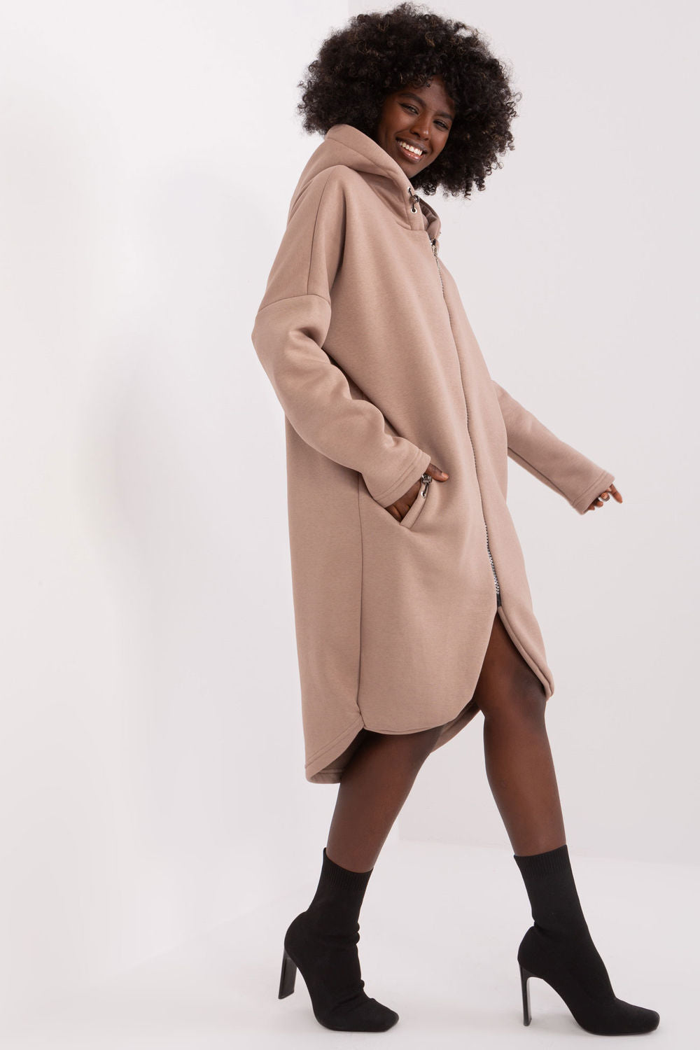 T-shirt femme Relevance Sweatshirt Sweatshirt — beige