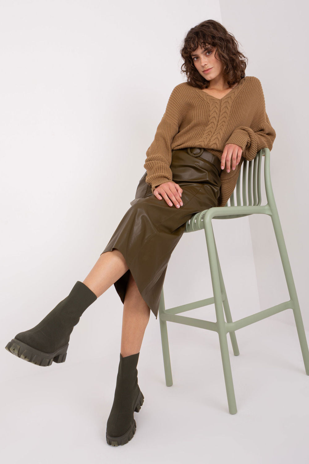 Pull femme Badu Chandail Chandail — brun