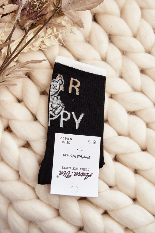 Chaussettes femme Step in style — noir