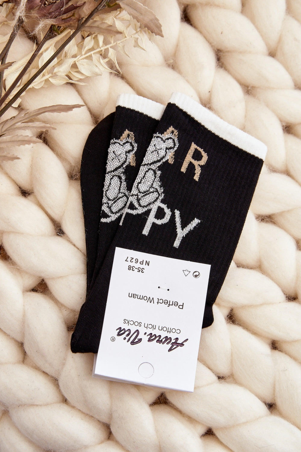 Chaussettes femme Step in style — noir