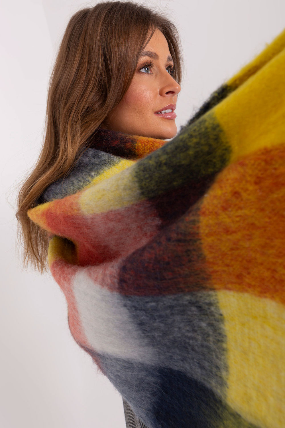Châle femme AT — jaune
