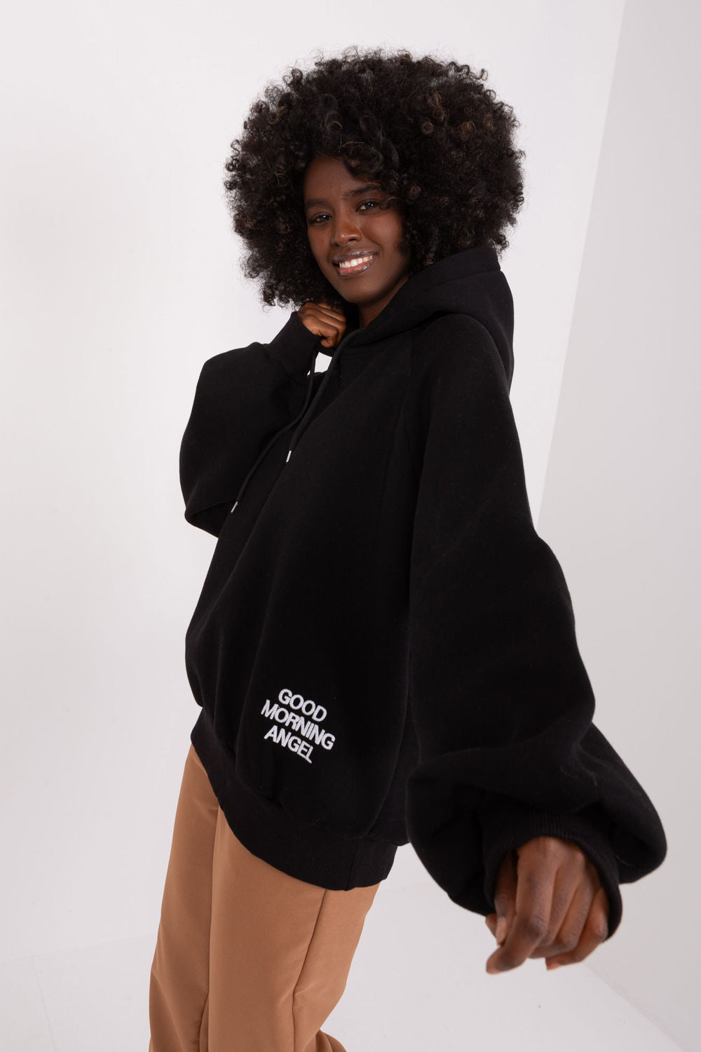 T-shirt femme Ex Moda Sweatshirt Sweatshirt — noir