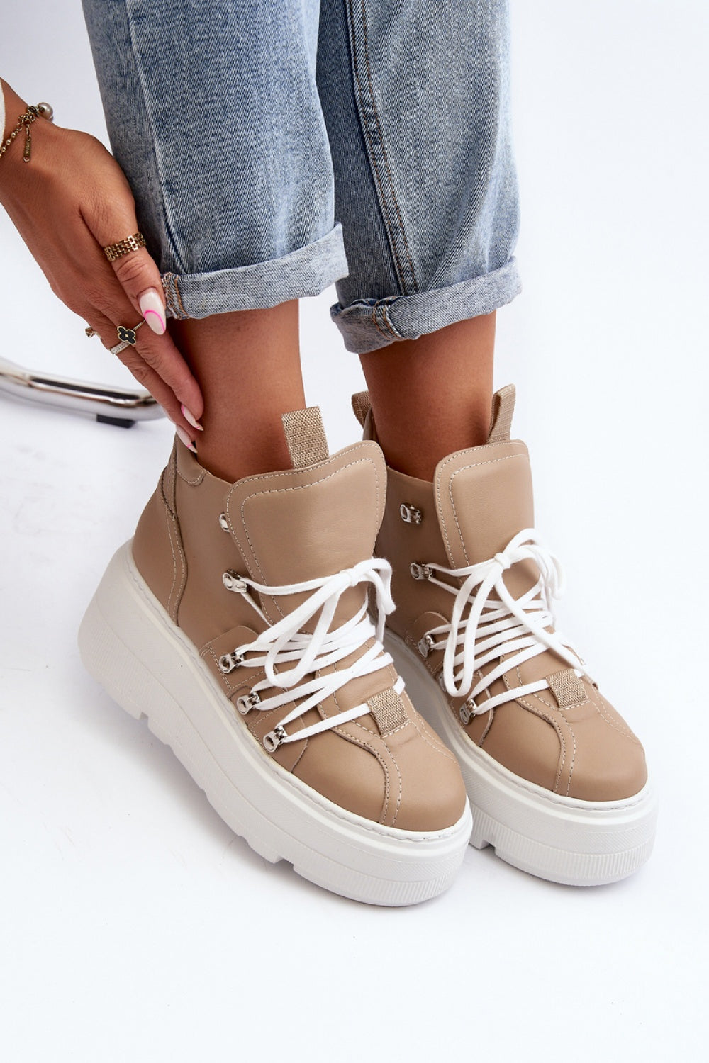 Chaussures de sport femme Step in style — beige