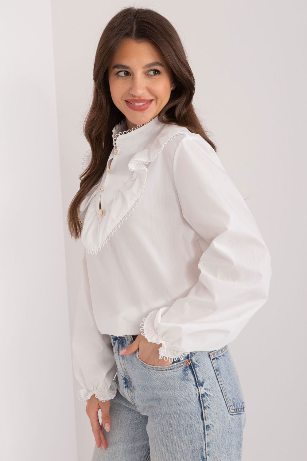 Blouse femme Lakerta Chemisier Chemisier — blanc