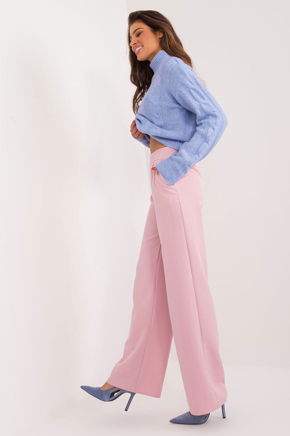 Chaussures à talons femme Rue Paris Pantalon Pantalon — rosé