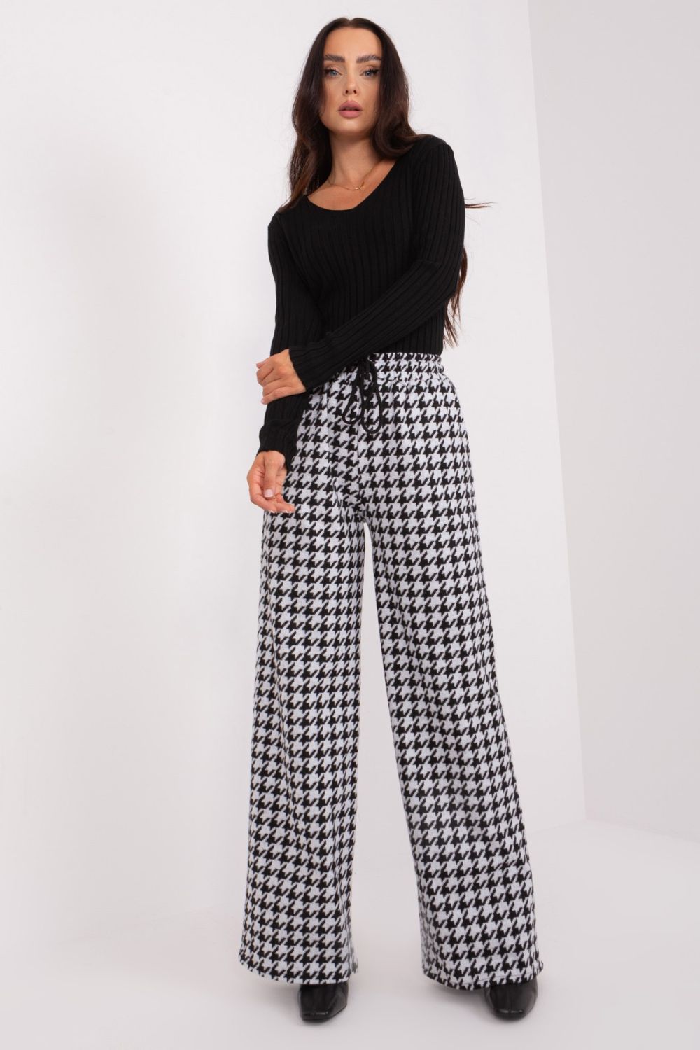 Chaussures à talons femme Lakerta Pantalon Pantalon — noir