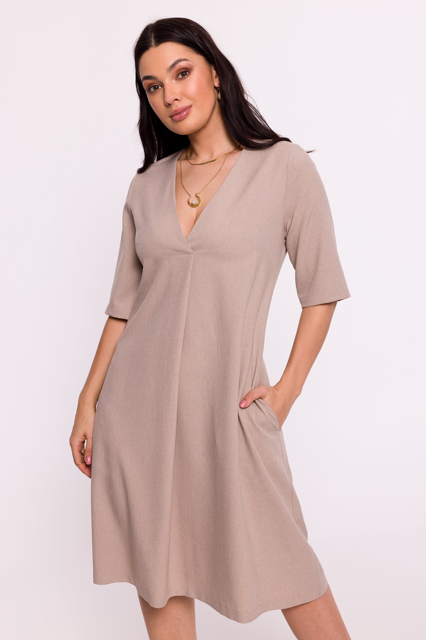 Robe femme BeWear De Jour De — beige