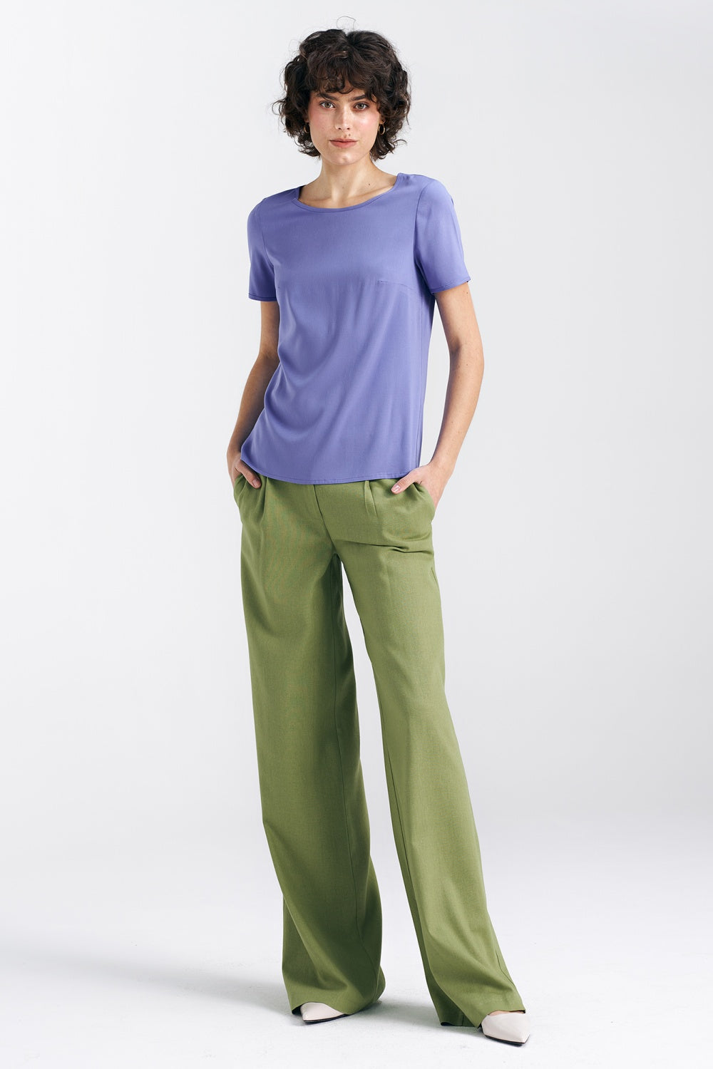 Blouse femme Nife Chemisier Chemisier — violet