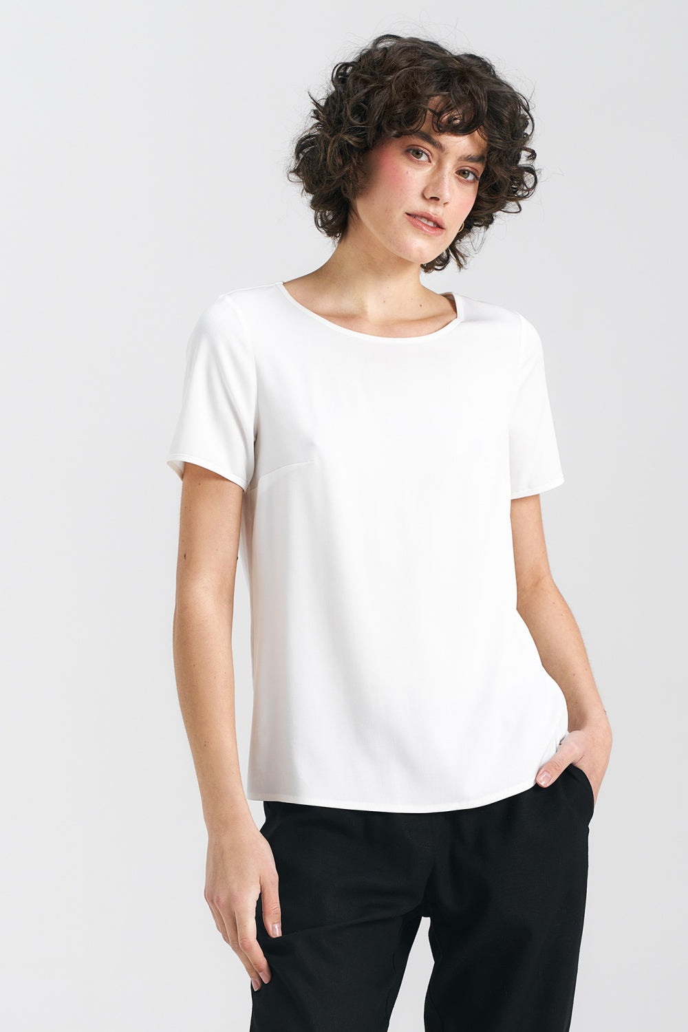 Blouse femme Nife Chemisier Chemisier — beige