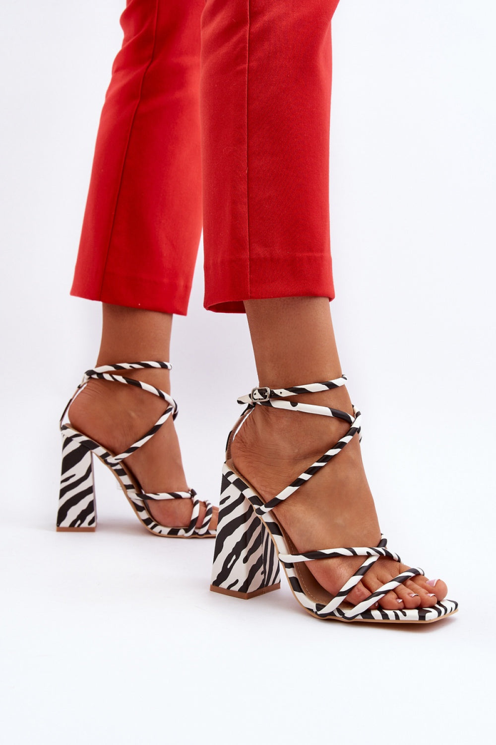 Sandales femme Step in style À Talons À — blanc