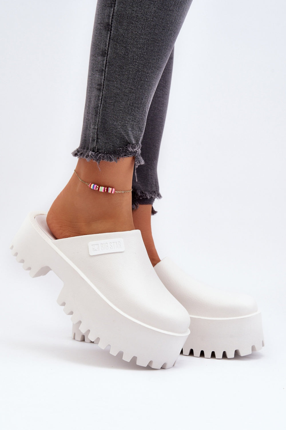 Sandales femme Step in style Clacquettes Clacquettes — blanc