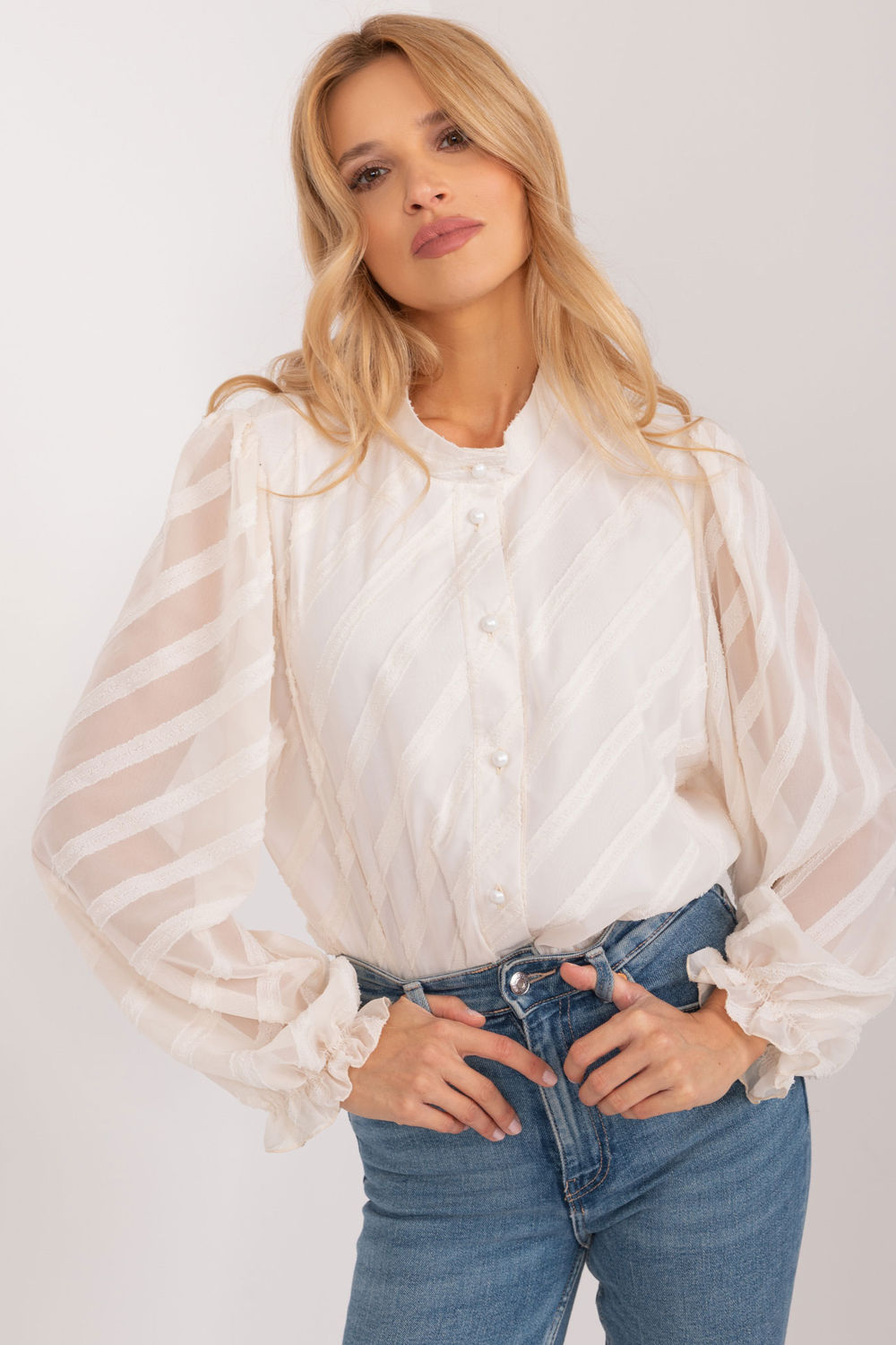 Blouse femme Lakerta — beige