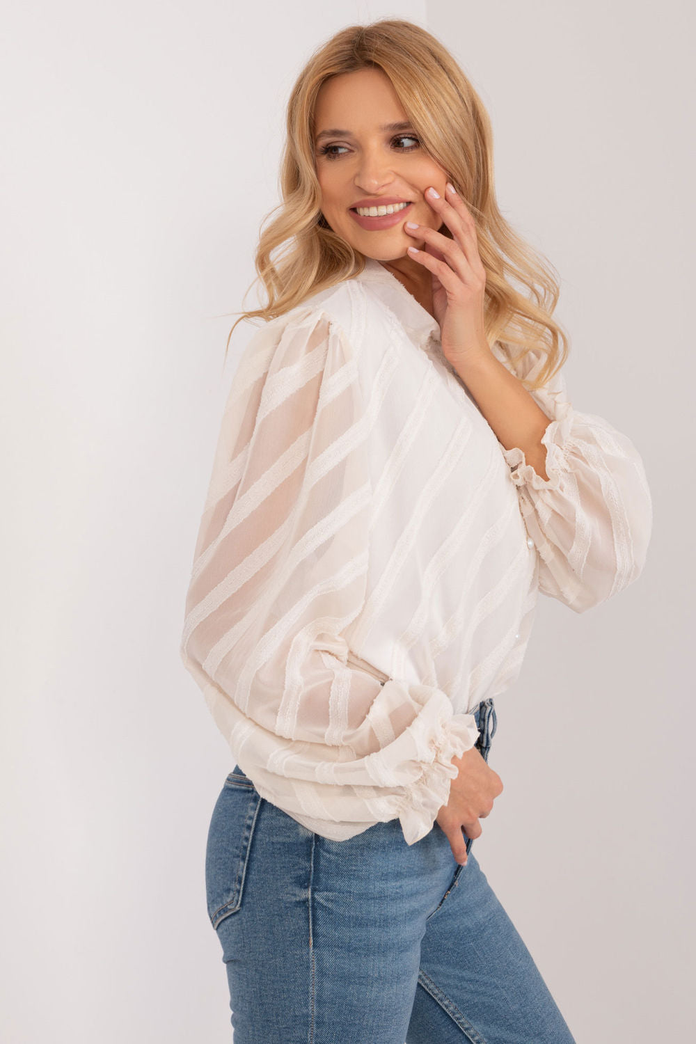 Blouse femme Lakerta — beige
