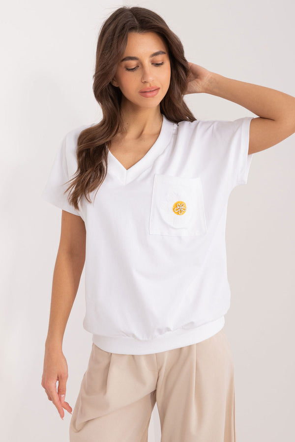 Blouse femme Rue Paris Chemisier Chemisier — blanc