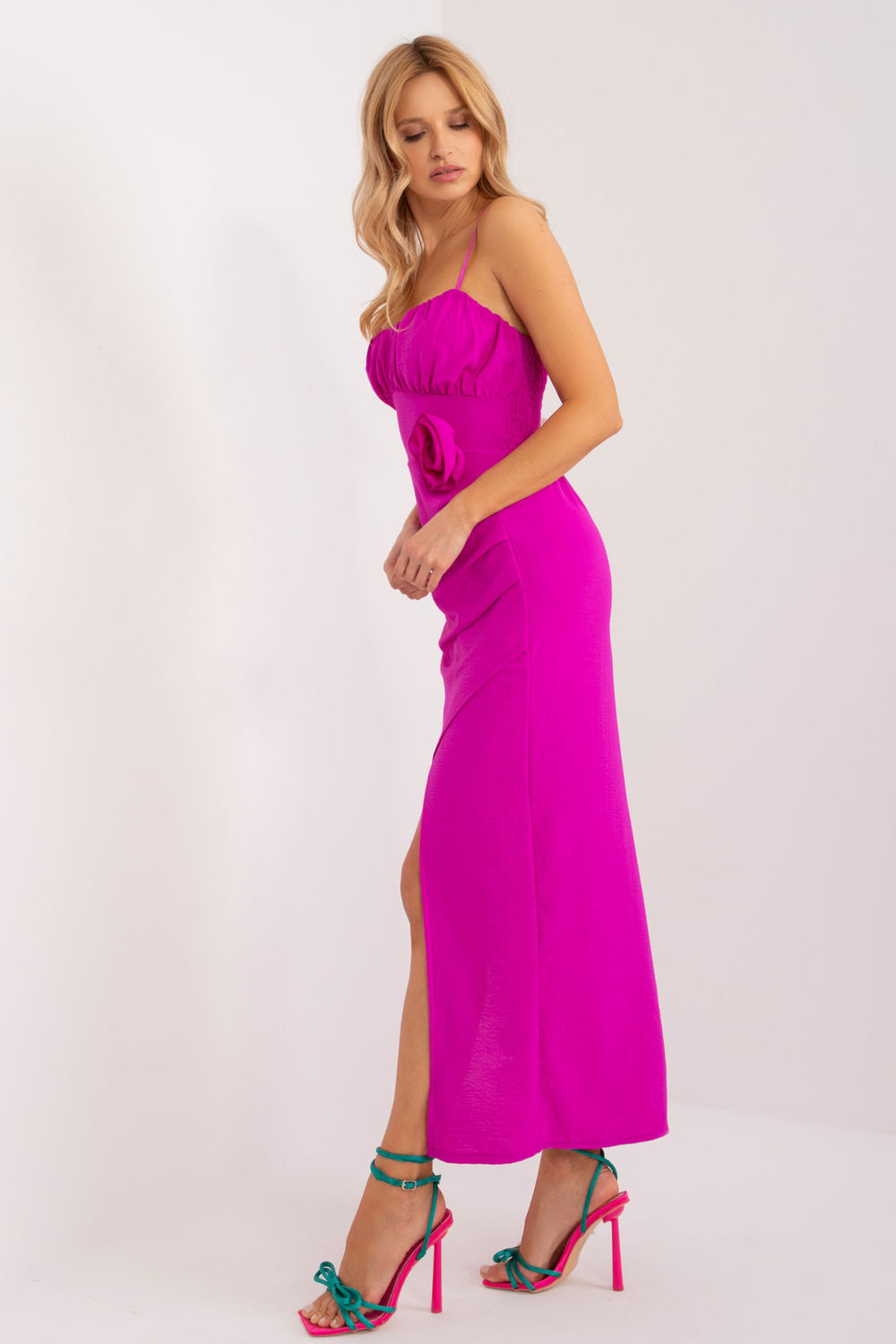 Robe femme Italy Moda De Cocktail De — violet