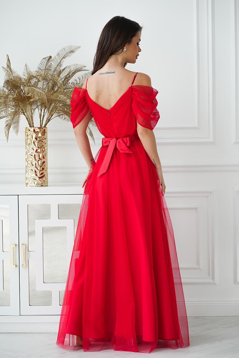 Robe femme Bicotone Longue Longue — rouge