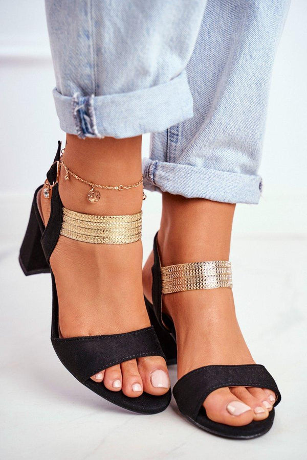 Sandales femme Step in style À Talons À — noir