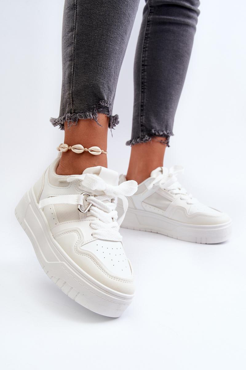 Baskets femme Step in style À Plateforme À — blanc