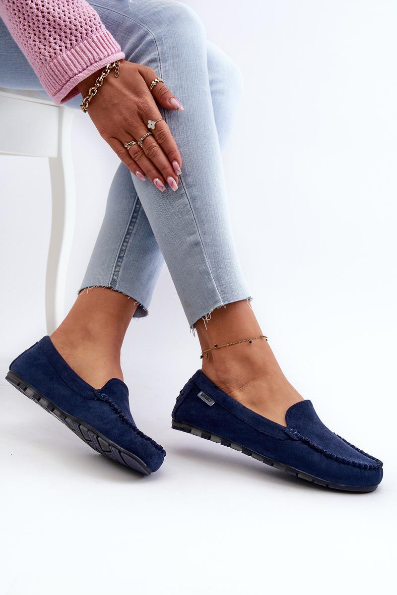 Moccasins femme Step in style — bleu marine