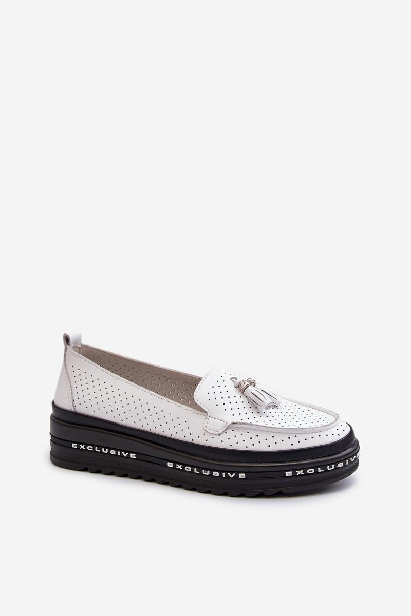 Moccasins femme Step in style — blanc