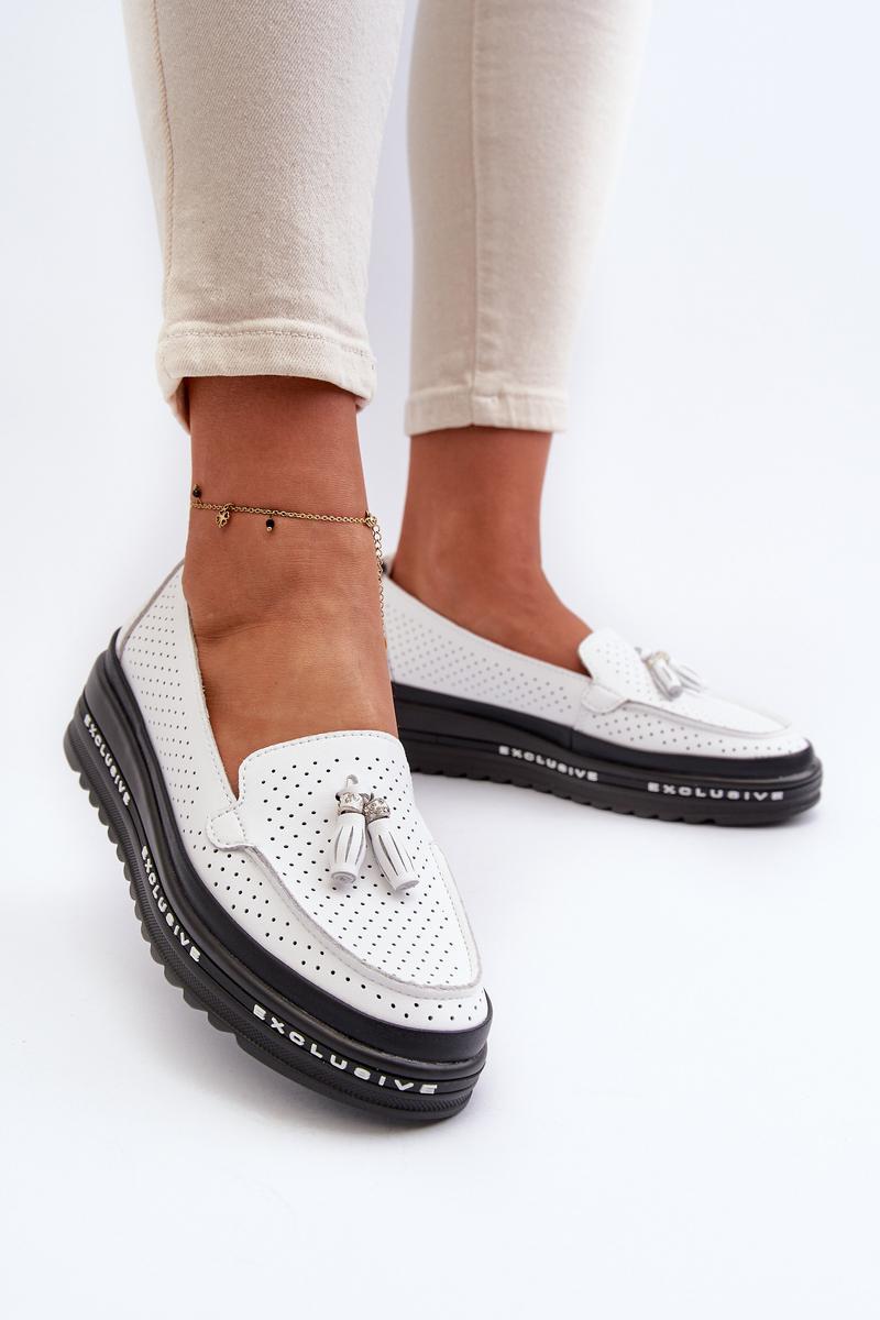 Moccasins femme Step in style — blanc