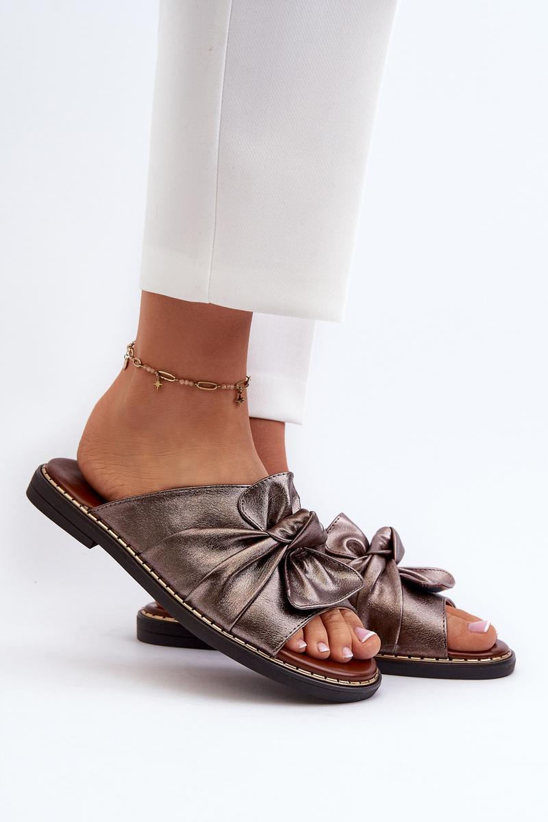 Sandales femme Step in style Clacquettes Clacquettes — brun