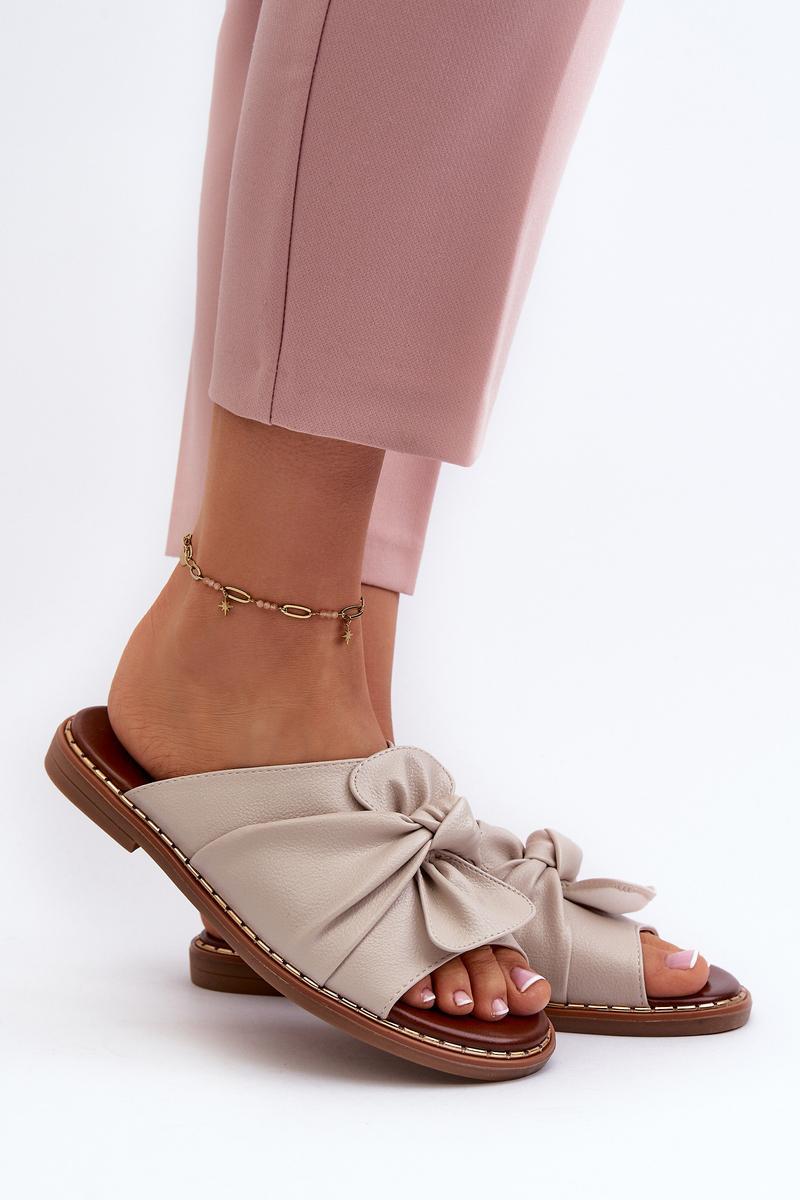 Sandales femme Step in style Clacquettes Clacquettes — beige