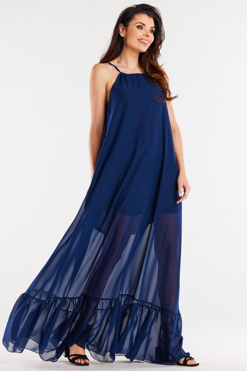 Robe femme awama De Jour De — bleu marine