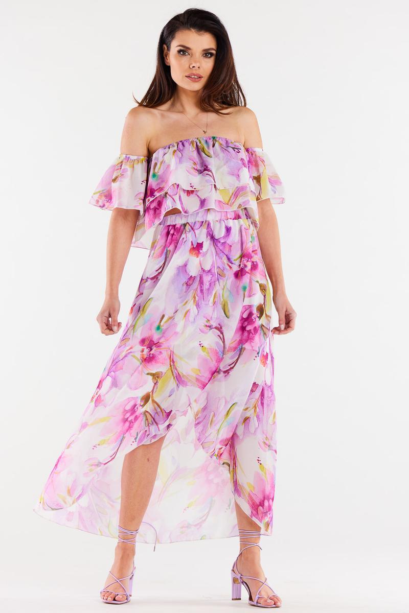 Jupe femme awama Longue Longue — violet