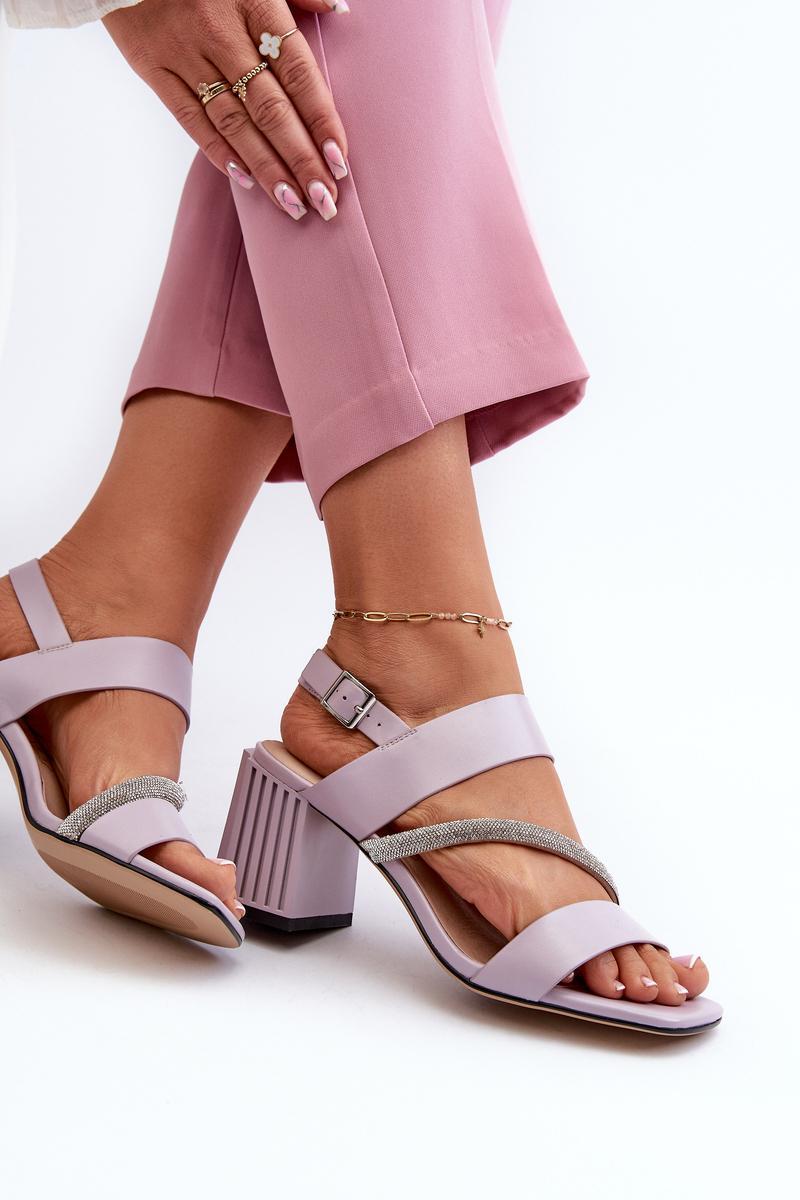 Sandales femme Step in style À Talons À — violet