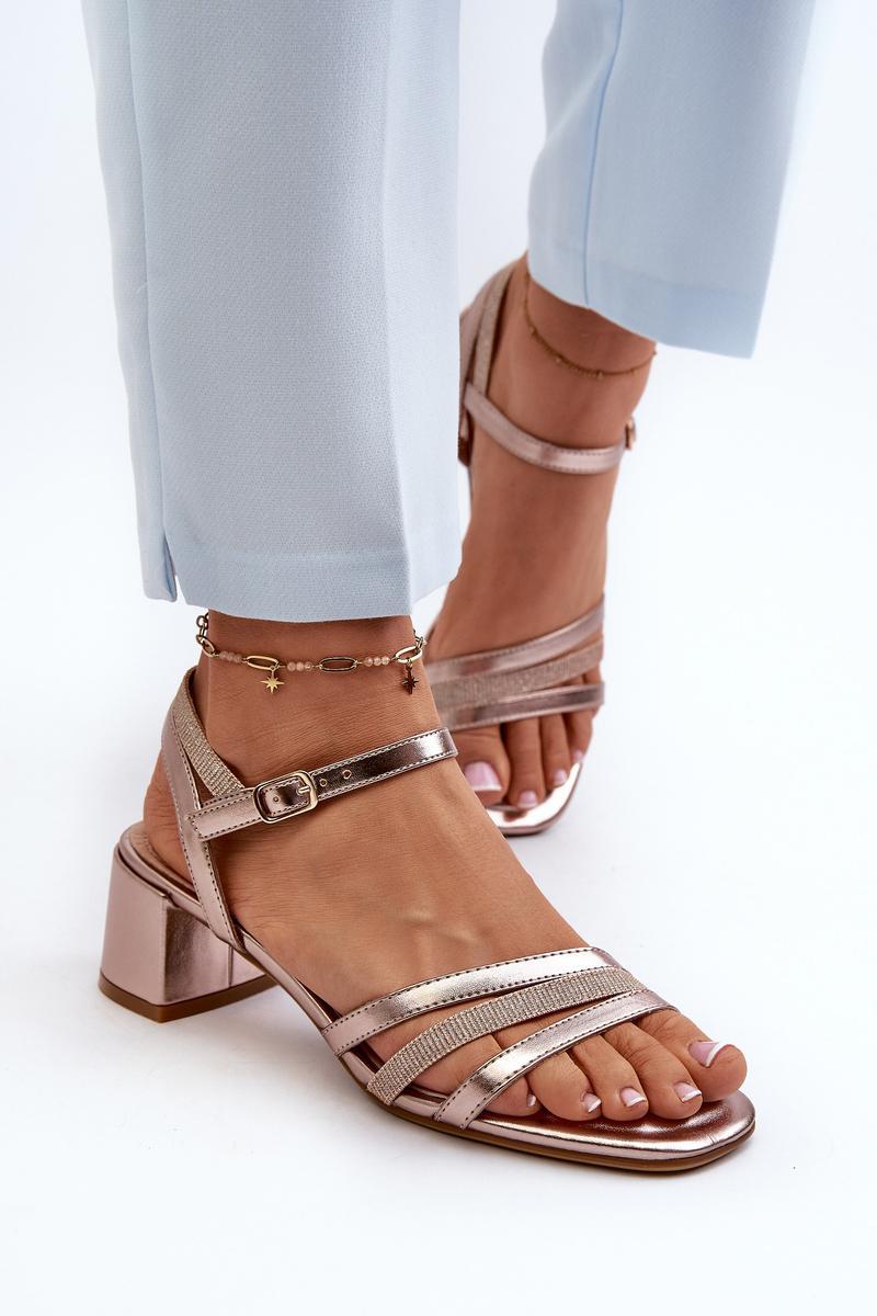 Sandales femme Step in style À Talons À — rosé