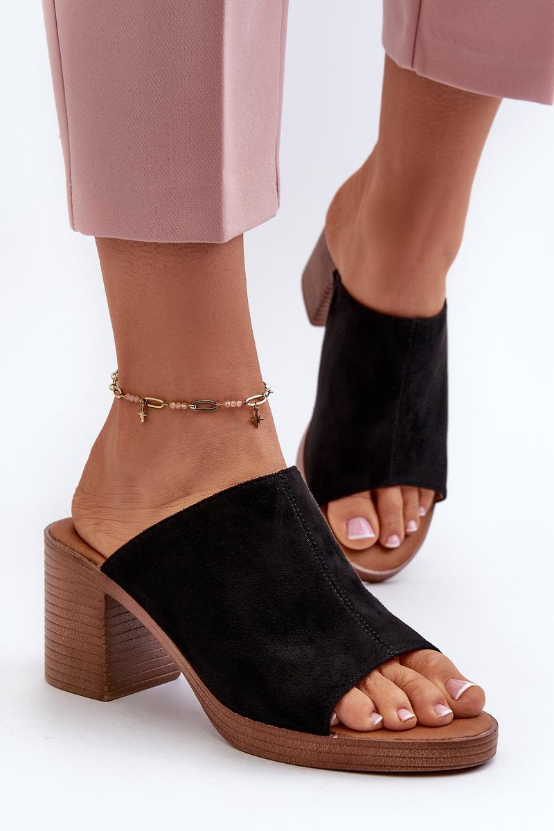 Sandales femme Step in style Des Mules À — noir